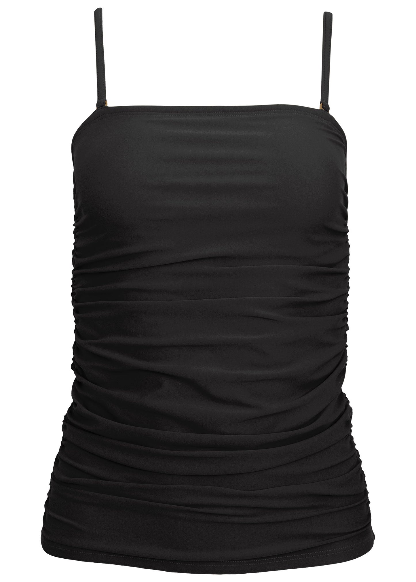 Slimming Bandeau Tankini - Black Beauty