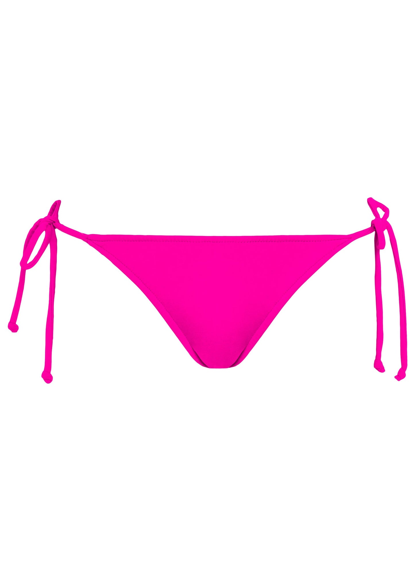 Miami Tie Side Moderate Bottom - Electric Pink