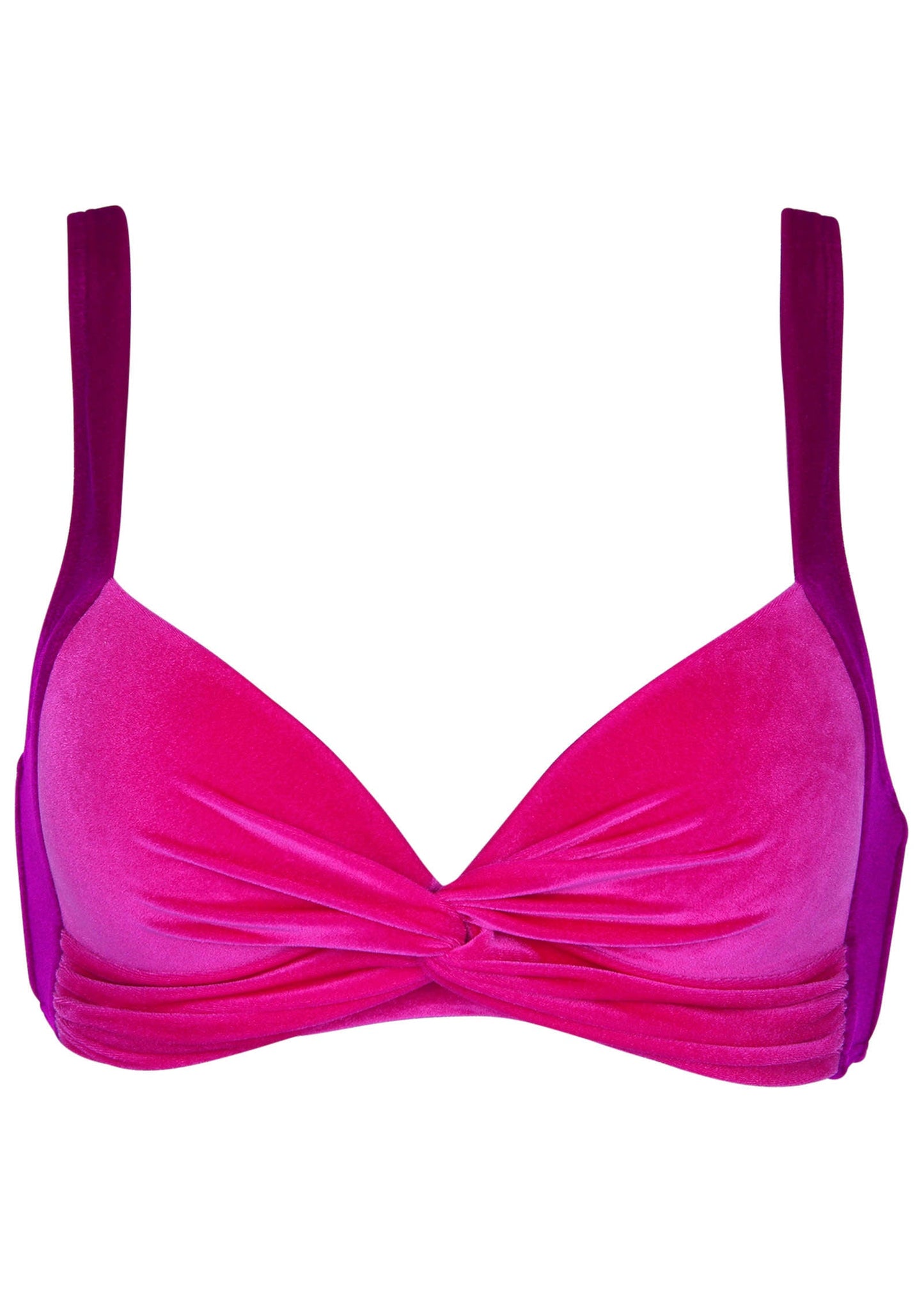 Velvet St Lucia Twist Front Top - Pink Crush