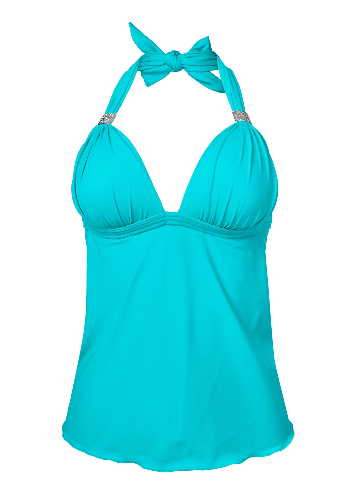 Goddess Push-Up Tankini - Aqua Reef