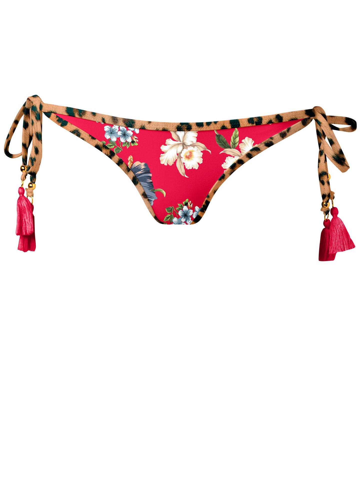 Key West Tie Side Moderate Bottom - Tula Floral