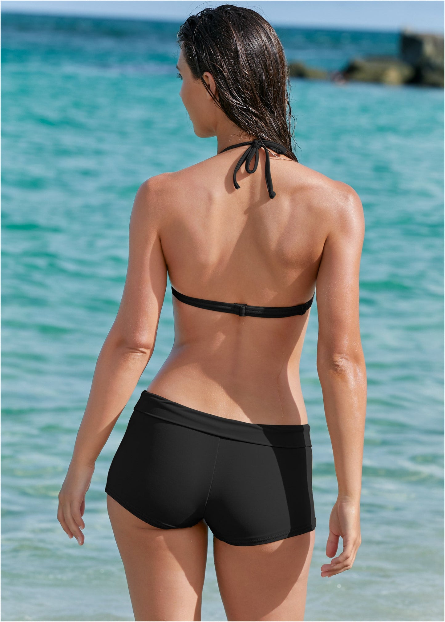 Swim Short - Black Beauty