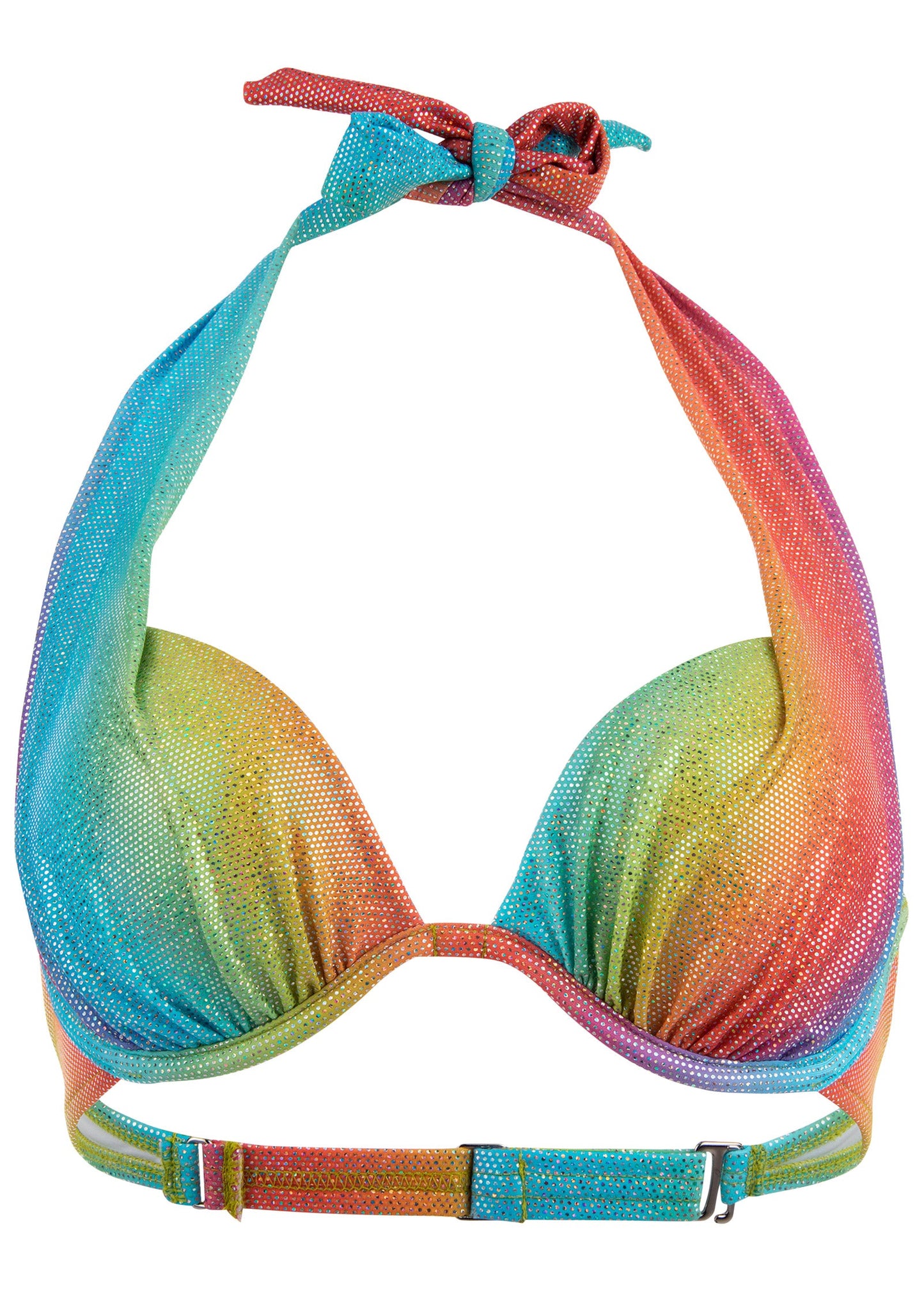 Shine Marilyn Push-Up Halter Top - Multi Color