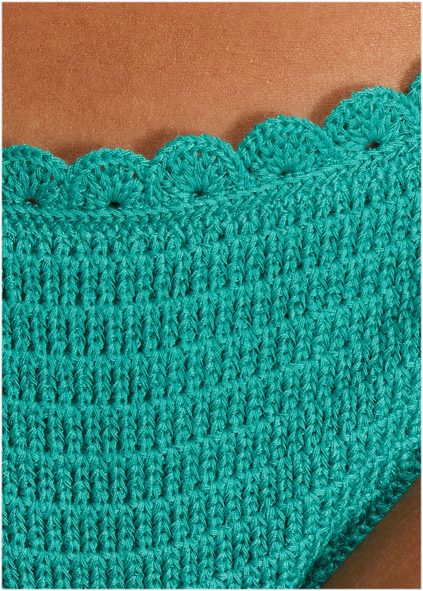 Crochet Bali Moderate Bottom - Tropical Green
